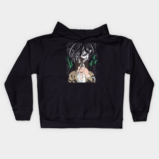 Eren Yeager Anime Fanart Kids Hoodie